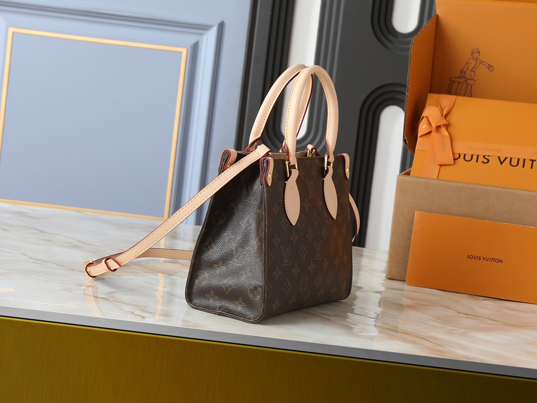 Sac Plat BB Monogram Canvas Handbag
