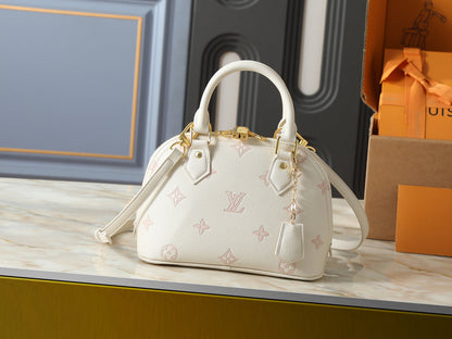 White Monogram Empreinte Alma BB-Inspired Handbag