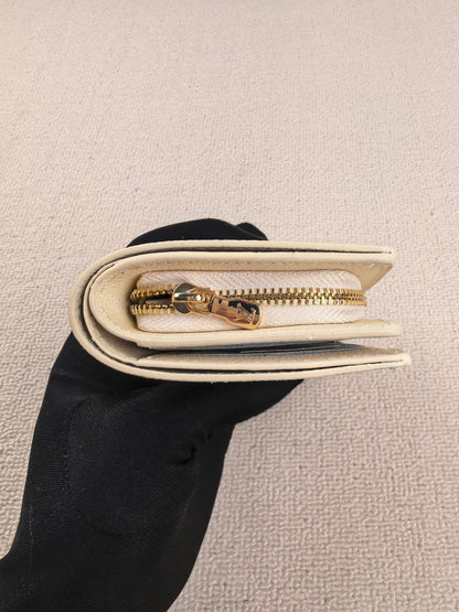 Lisa Beige Cloth Wallet