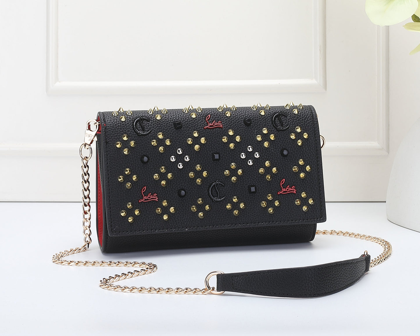 Rivet Chain Shoulder Bag