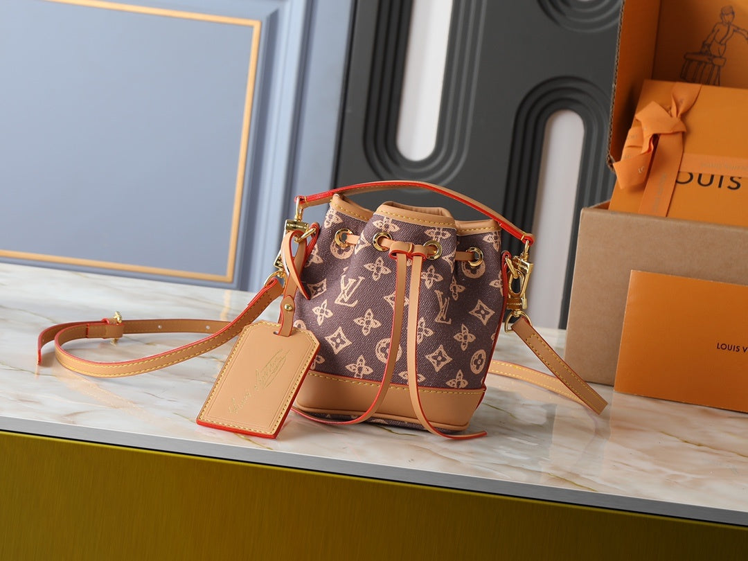 Nano Noe Monogram Handbag