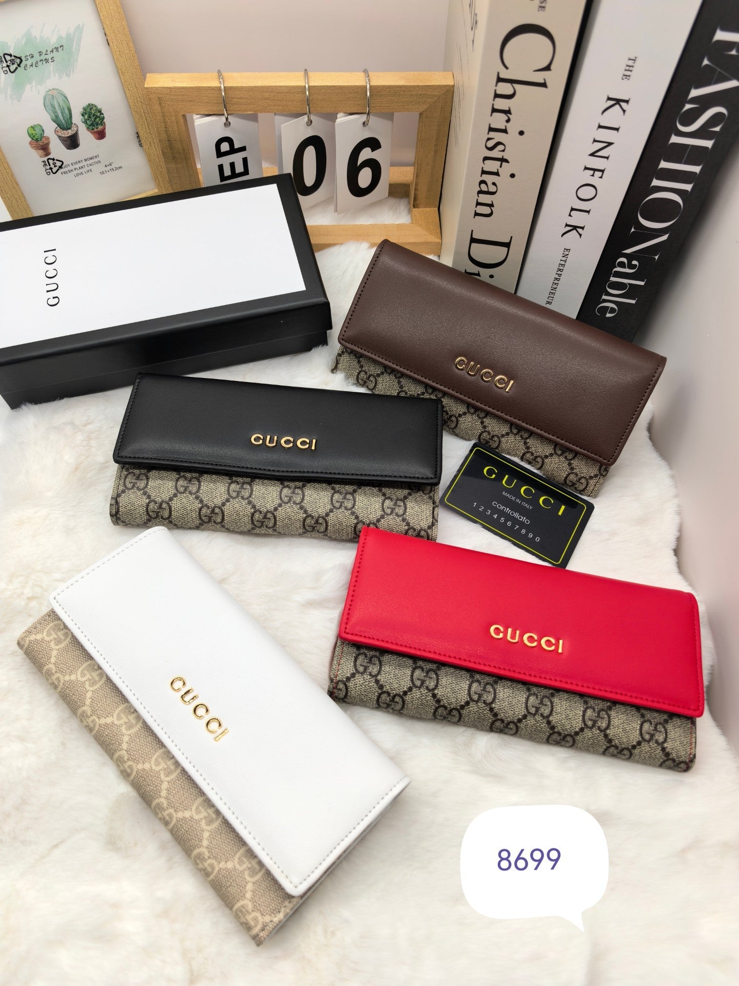 Women's Long Wallet – GG Monogram Collection