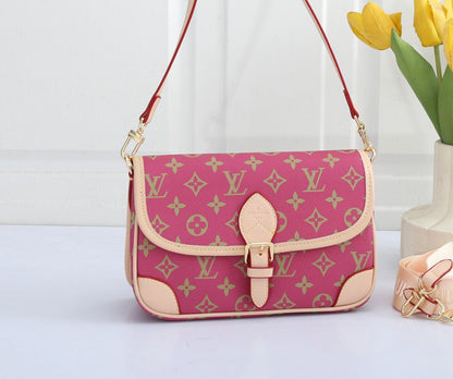 Diane Monogram Canvas Handbag