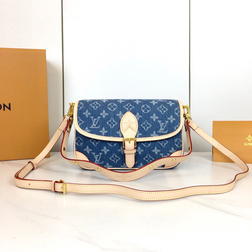 Diane Monogram Denim Bag