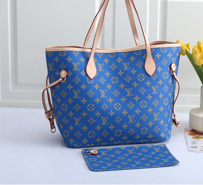 Neverfull Monogram Tote Bag & Pouch