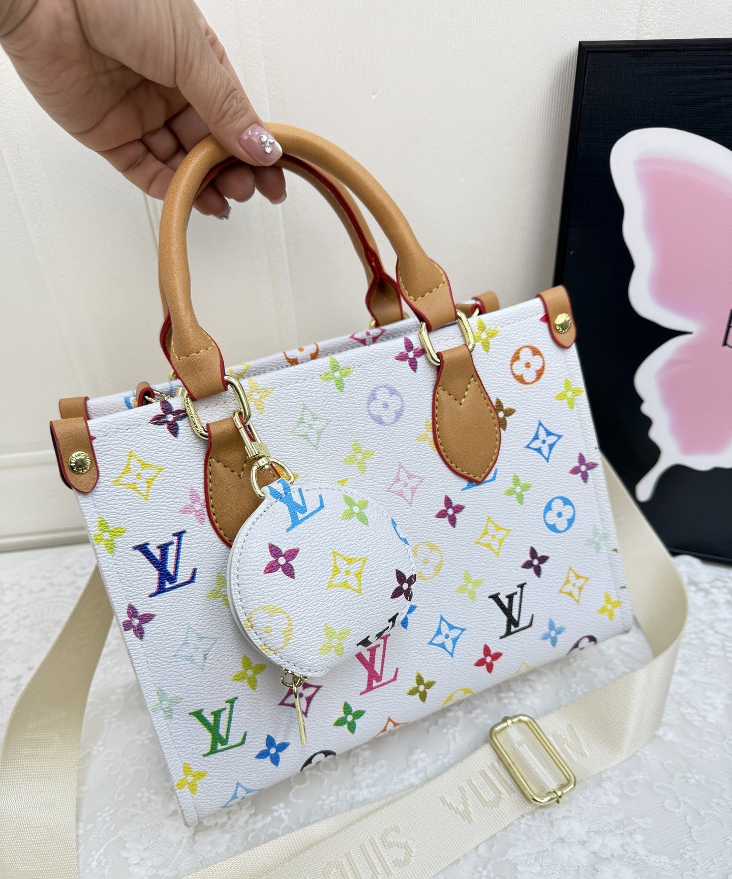 OnTheGo Vibrant Monogram Handbag