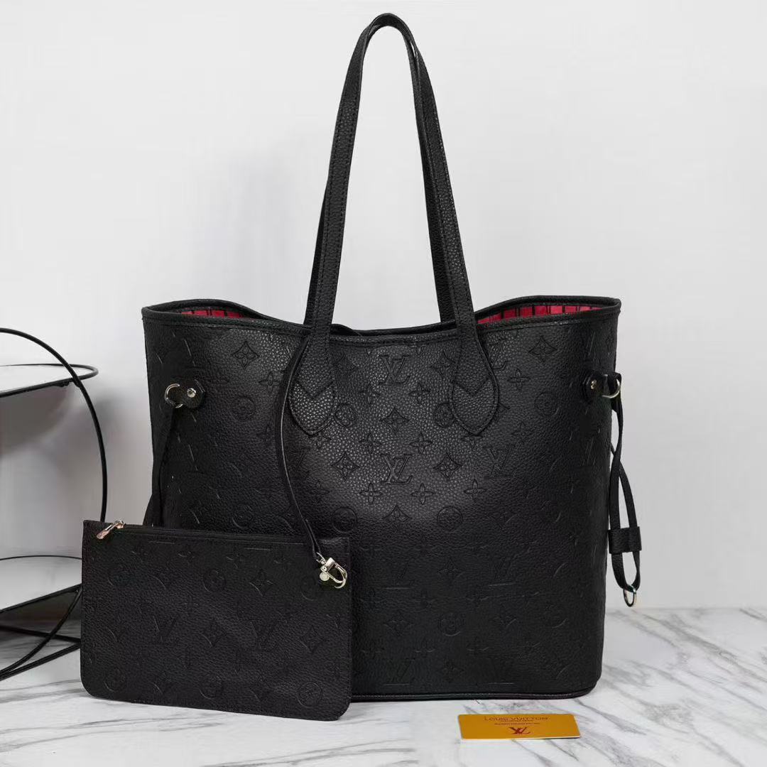 Neverfull MM Tote Bag & Pouch