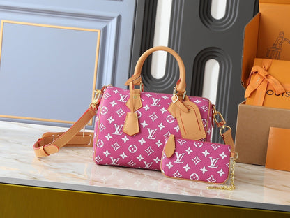 Speedy P9 Bandoulière 30 Handbag & Pouch