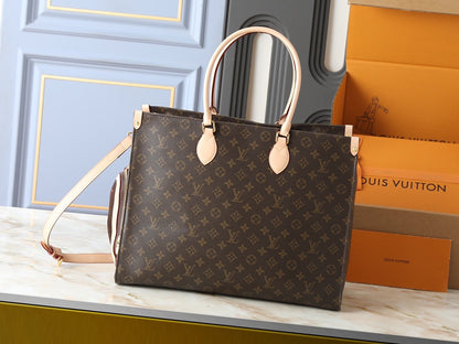 OnTheGo Cat Monogram Canvas Tote Bag