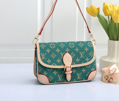 Diane Monogram Canvas Handbag