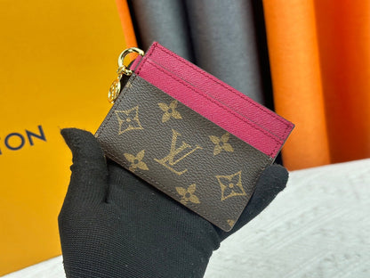 Charms Card Holder Monogram Canvas