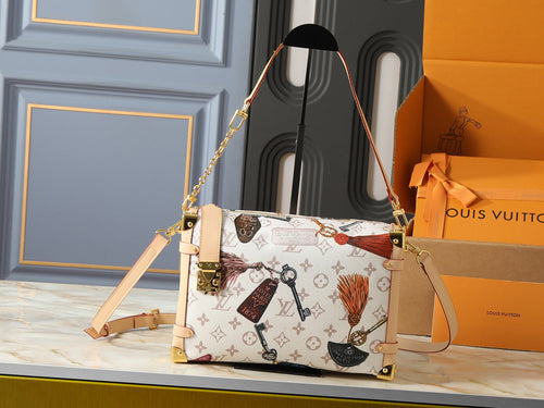 Trunk-Inspired Crossbody Bag