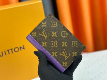 Monogram Passport Cover Colored