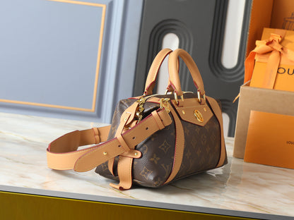 Monogram Boston Satchel Bag
