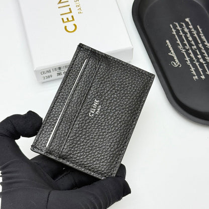 Large Classic Card Holder In Black