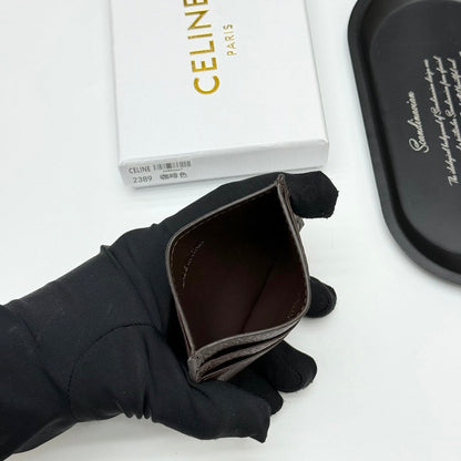 Logo Leather Card Case