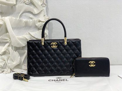 Timeless Shopping Tote Bag & Wallet