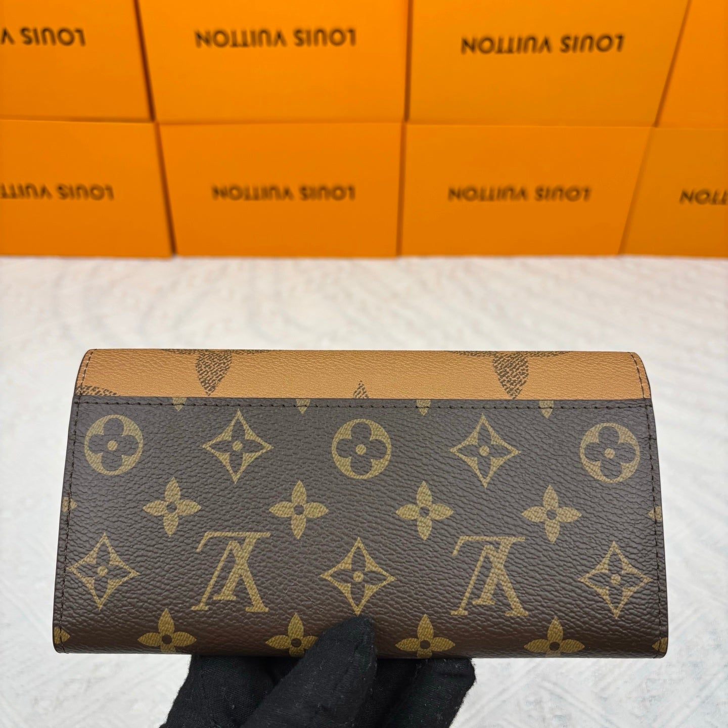 Sarah Wallet Monogram Canvas