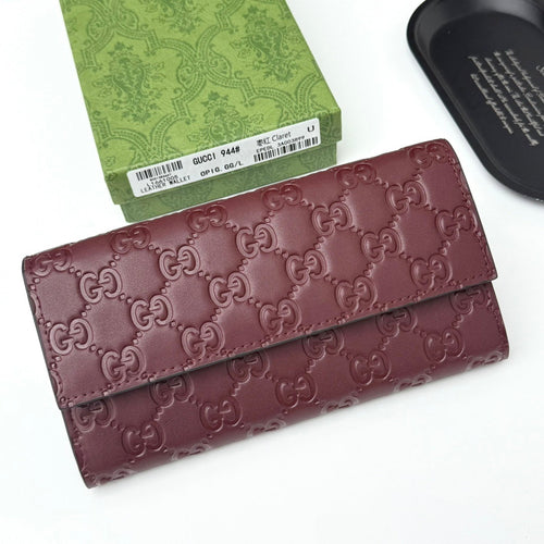 Signature Clutch Fold Over Wallet