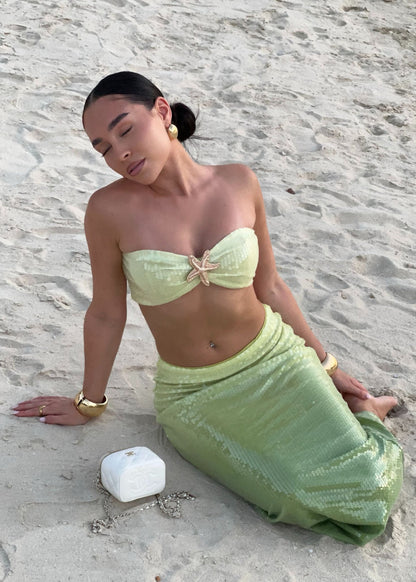 Driven By Desire Ombre Two Piece - Green