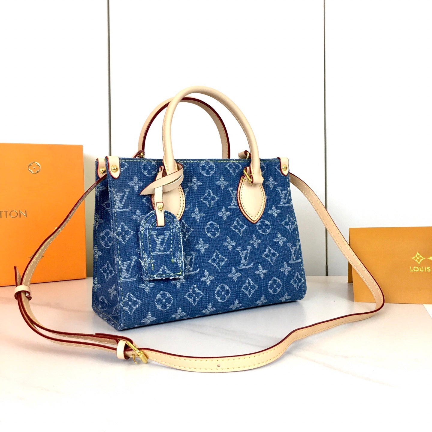OnTheGo PM Monogram Denim Bag