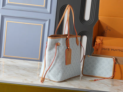 Neverfull Monogram Canvas Women Bag & Pouch