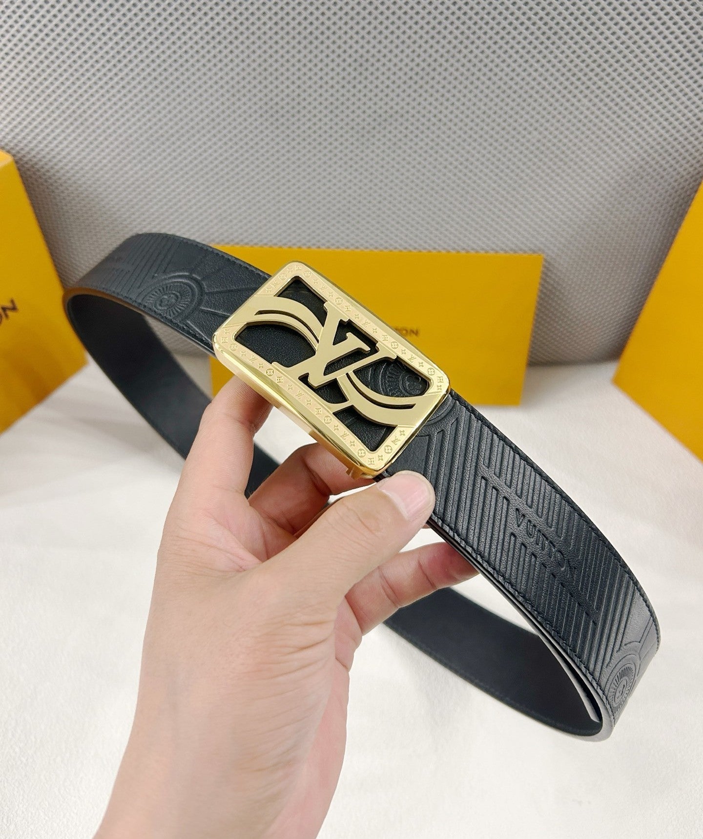 Designer Belt 38 Black
