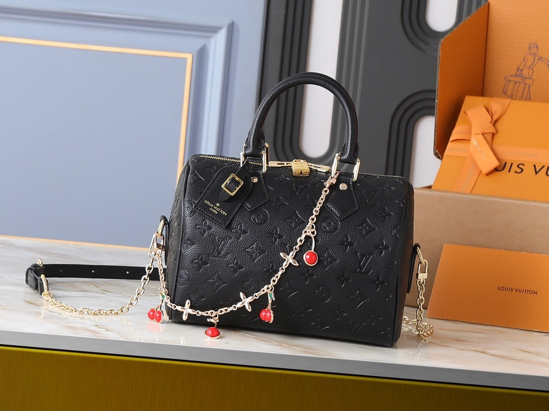 Speedy Soft Monogram Black Bag