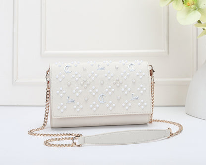 Rivet Chain Shoulder Bag
