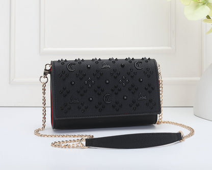 Rivet Chain Shoulder Bag
