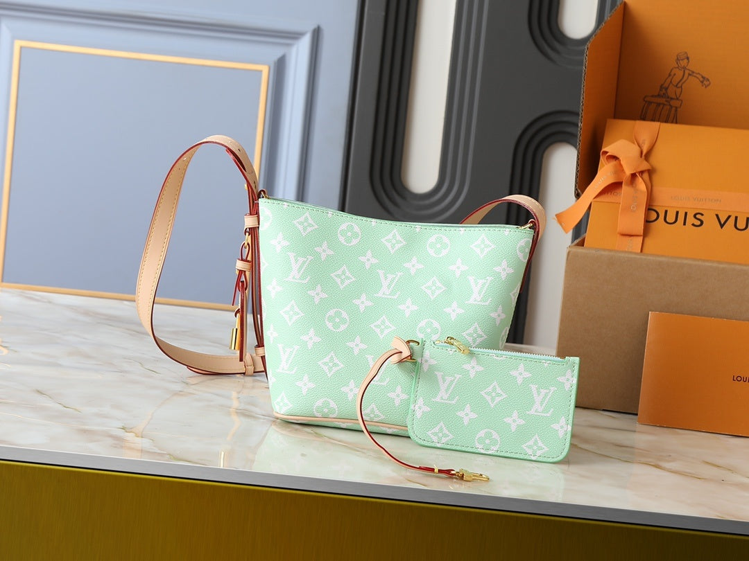 All In Bucket Monogram Bag & Pouch
