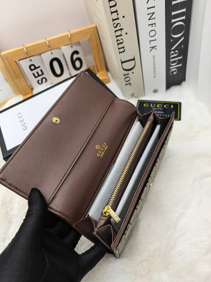 Women's Long Wallet – GG Monogram Collection