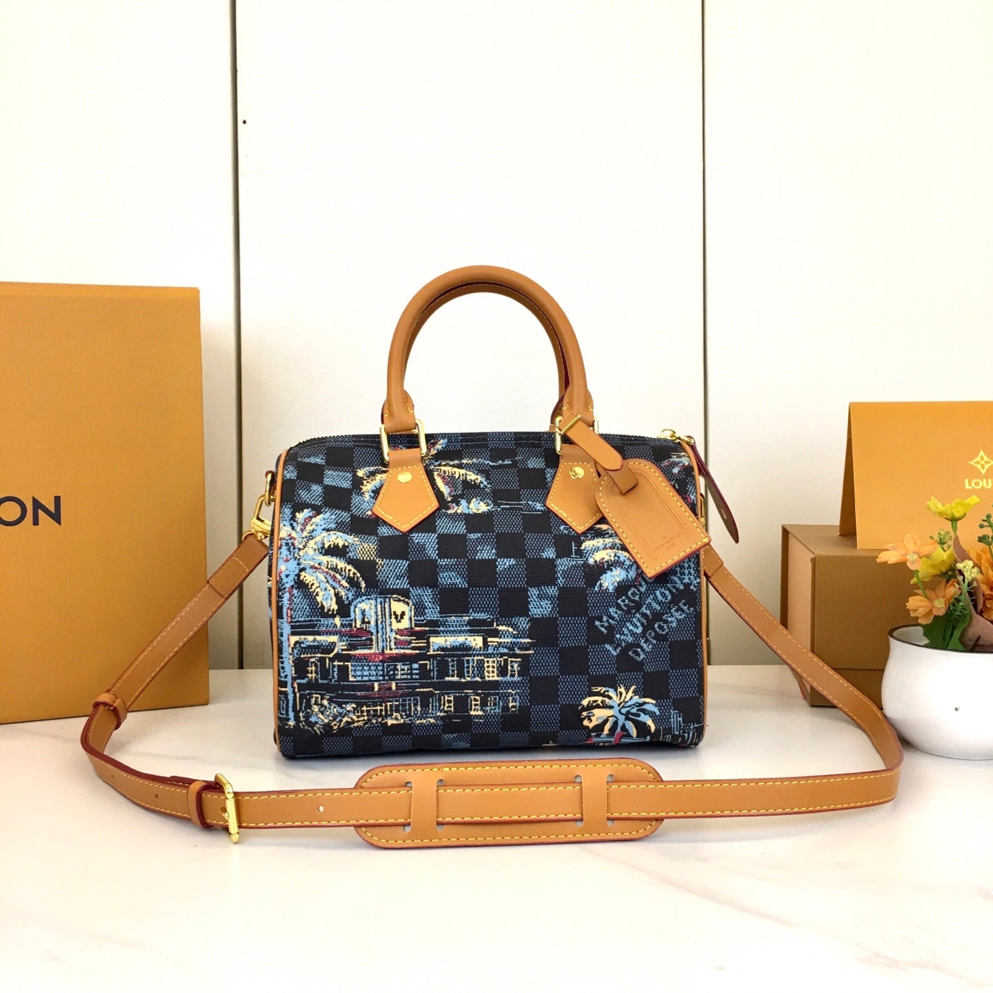 Speedy 25 Bandoulière Damier Bag