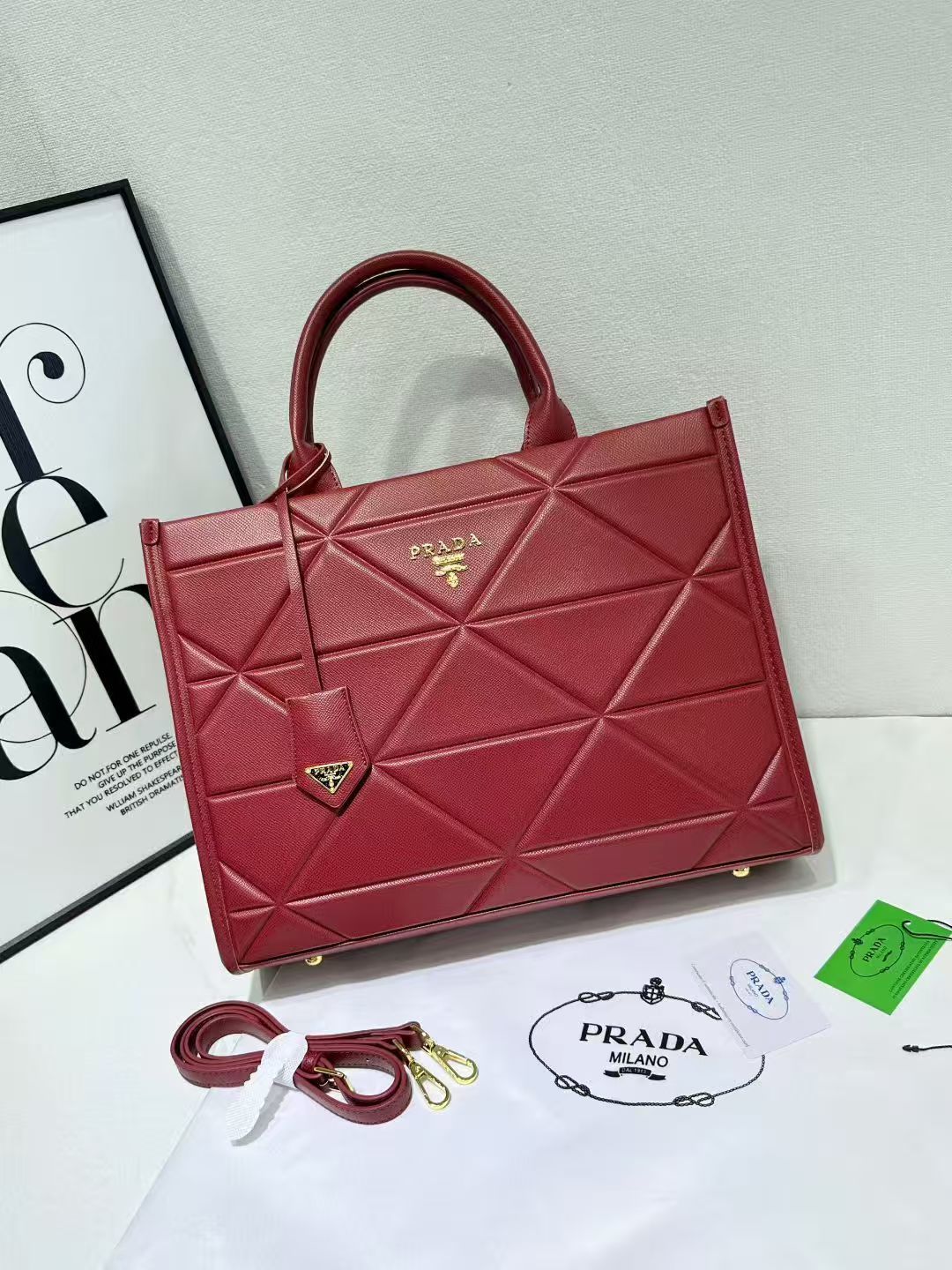 P Simbole Triangle Tote Bag