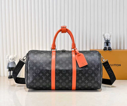 LV Keepall Bandoulière 45 Monogram Eclipse Sunrise