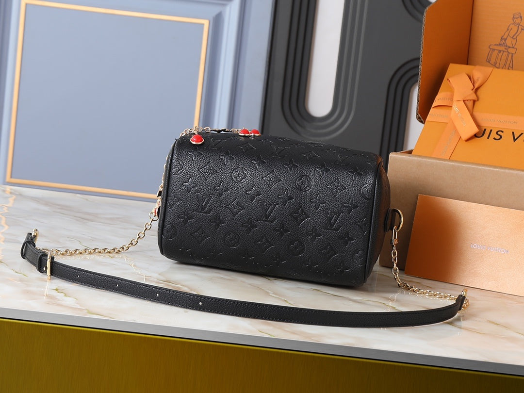 Speedy Soft Monogram Black Bag