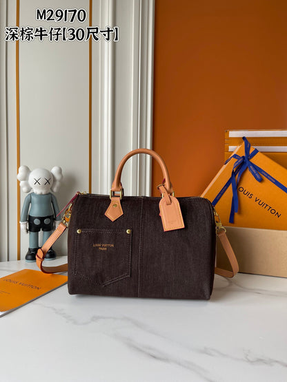 Denim Boston Bag