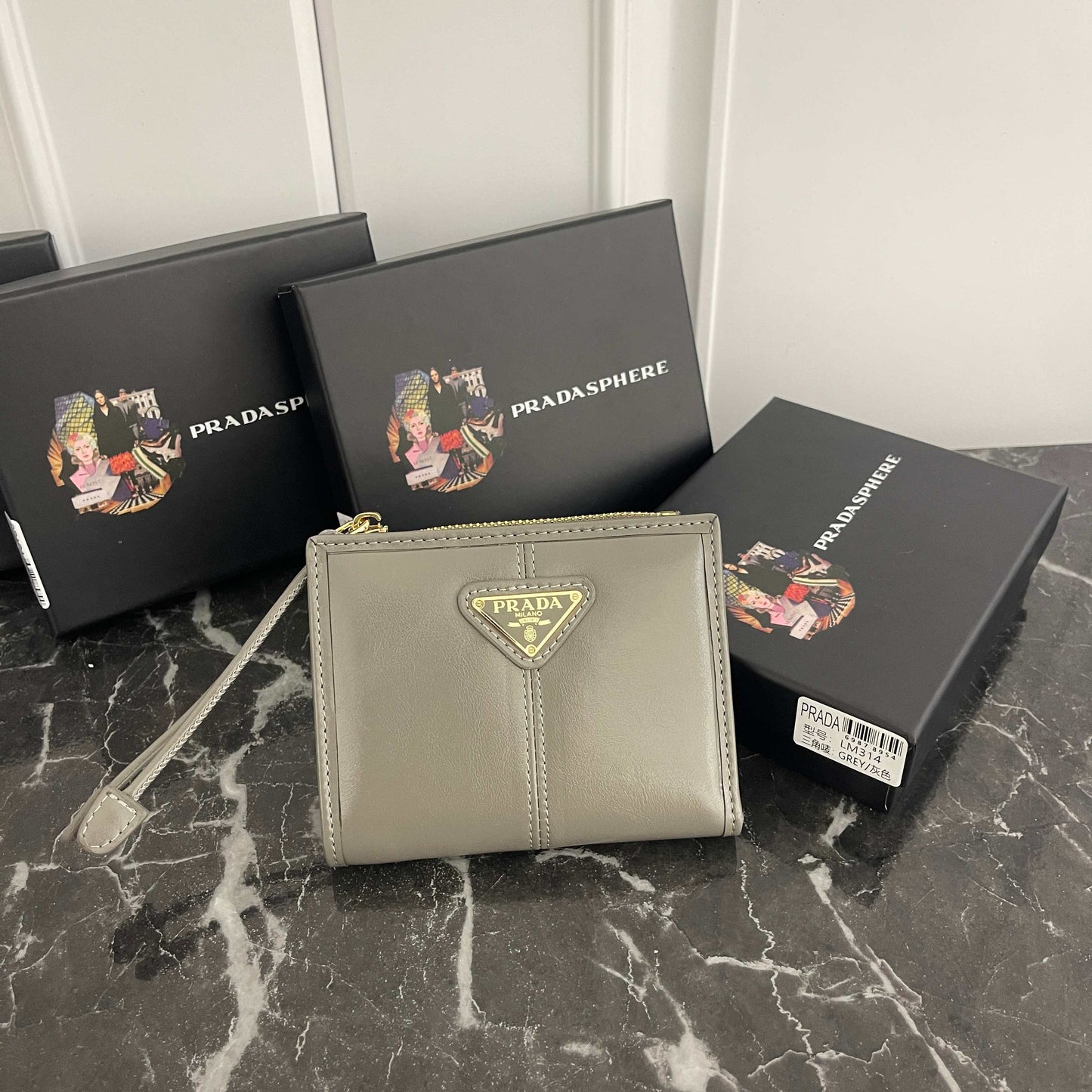 Triangle Logo Small Wallet