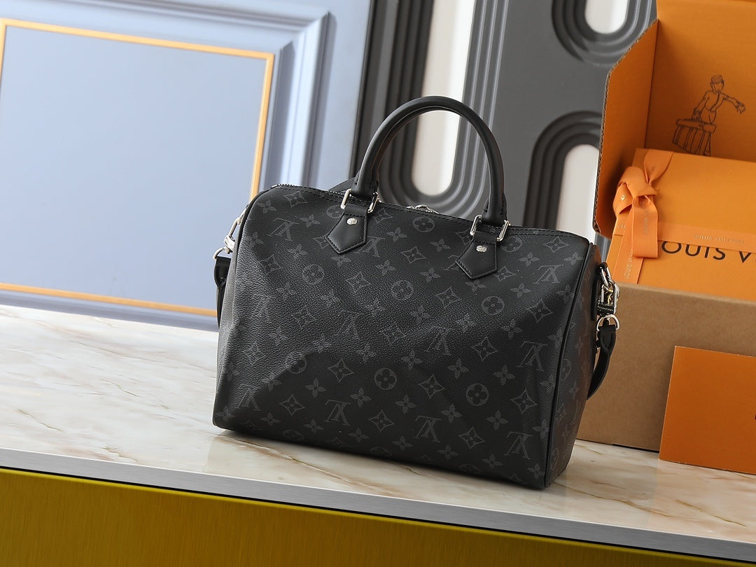 Speedy Soft 30 Monogram Eclipse Bag