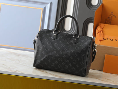 Speedy Soft 30 Monogram Eclipse Bag