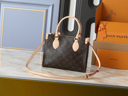 Sac Plat BB Monogram Canvas Handbag