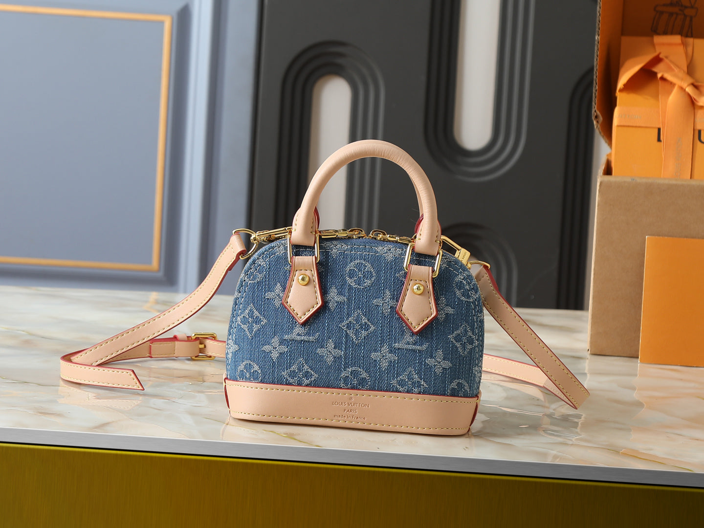Mini Denim Handbag