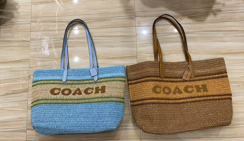 Luxury Woven Straw Tote Bag