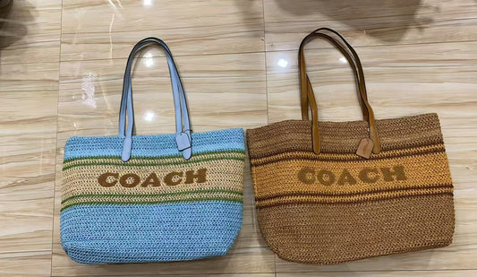 Luxury Woven Straw Tote Bag