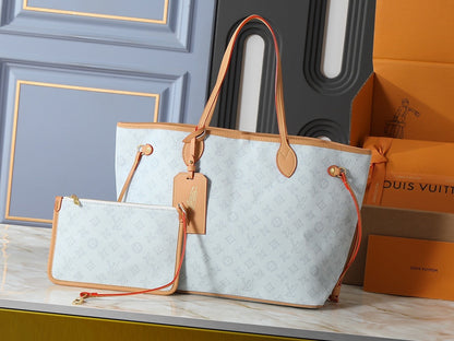 Neverfull Monogram Canvas Women Bag & Pouch