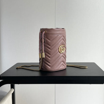 GG Bucket Bag Leather