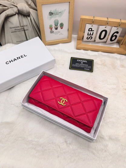 Quilted Long Wallet