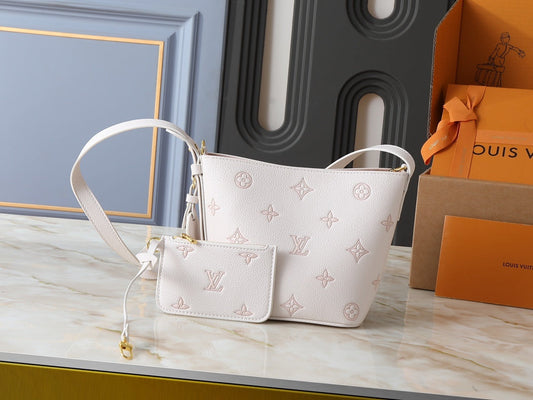 All In Bicolor Monogram Handbag & Pouch