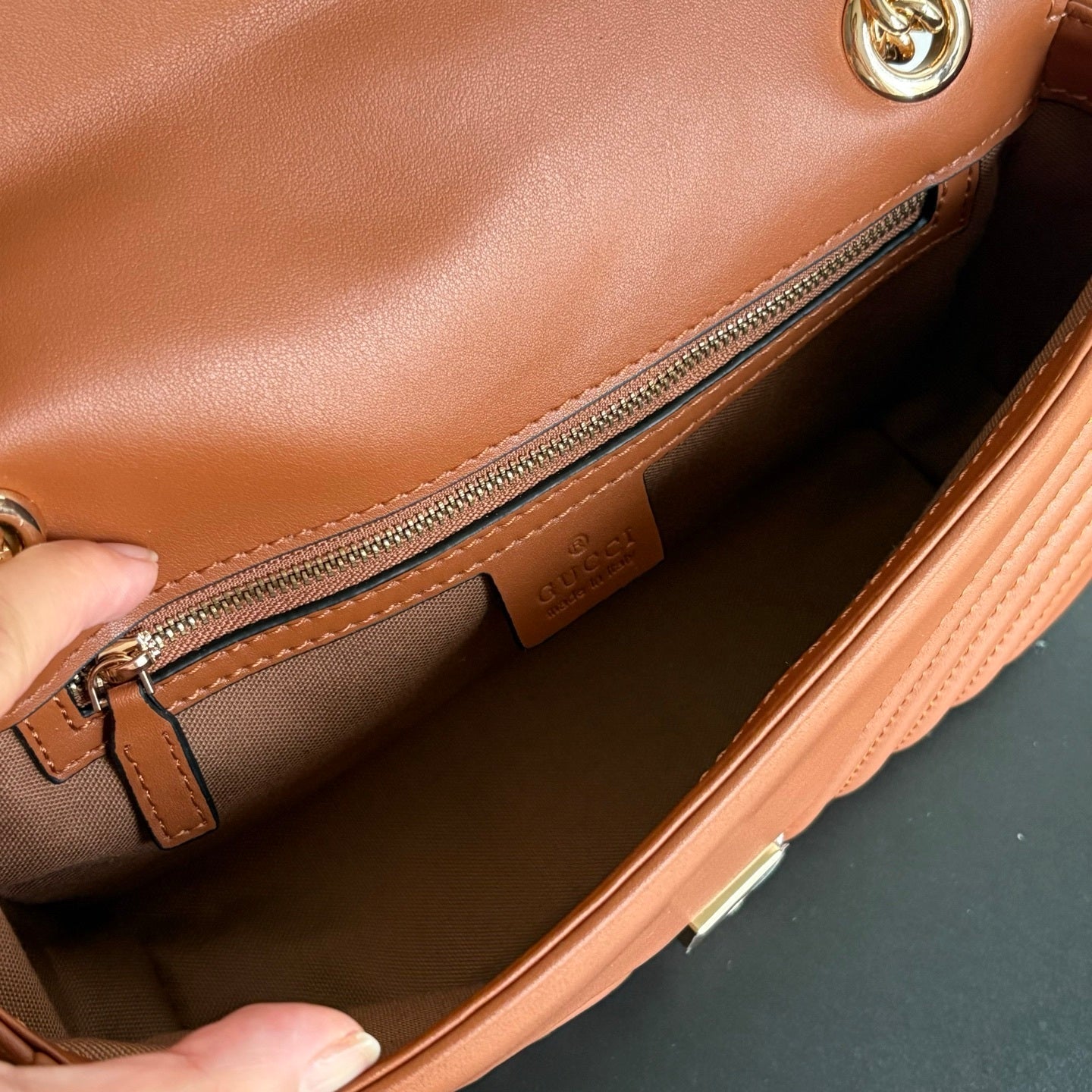 Marmont Medium Shoulder Bag in Brown