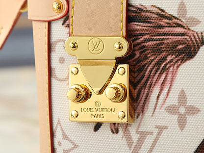 Trunk-Inspired Crossbody Bag